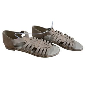 Eileen Fisher Rato Women's Casual Elastic Gladiator Sandals Tan Women's Sz 6